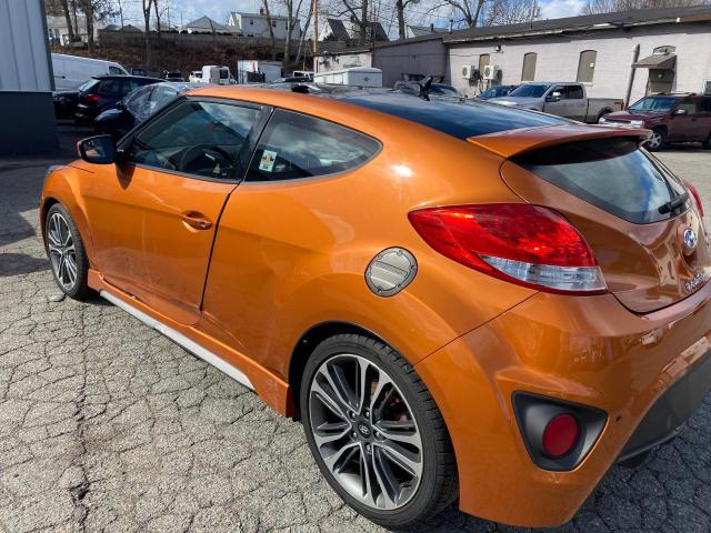 KMHTC6AEXGU303920 - 2016 HYUNDAI VELOSTER TURBO ORANGE photo 3