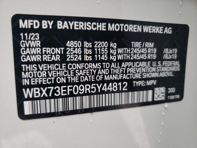 WBX73EF09R5Y44812 - 2024 BMW X1 XDRIVE28I WHITE photo 12