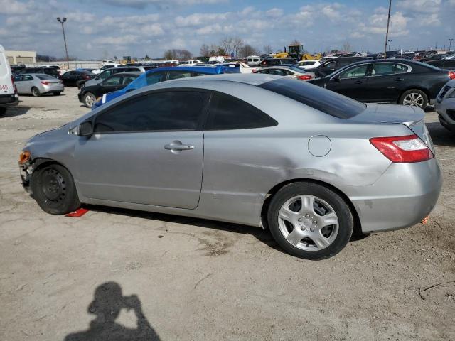 2HGFG12636H535309 - 2006 HONDA CIVIC LX SILVER photo 2