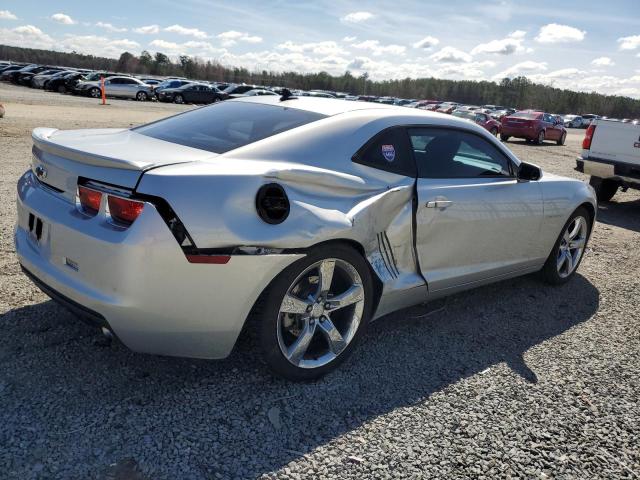 2G1FB1E34D9106730 - 2013 CHEVROLET CAMARO LT SILVER photo 3