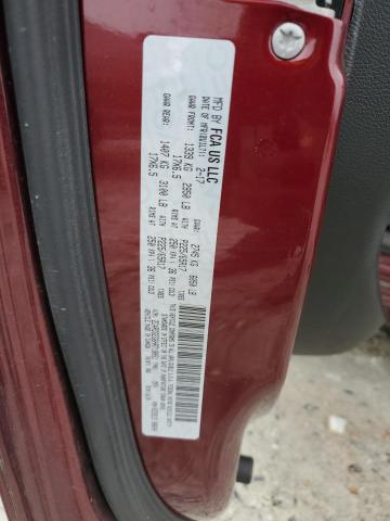 2C4RDGEG6HR718051 - 2017 DODGE GRAND CARA GT RED photo 14