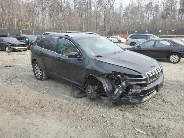 1C4PJMDS8FW774033 - 2015 JEEP CHEROKEE LIMITED BLACK photo 4