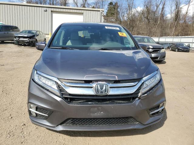 5FNRL6H95KB093400 - 2019 HONDA ODYSSEY ELITE Grafito foto 5