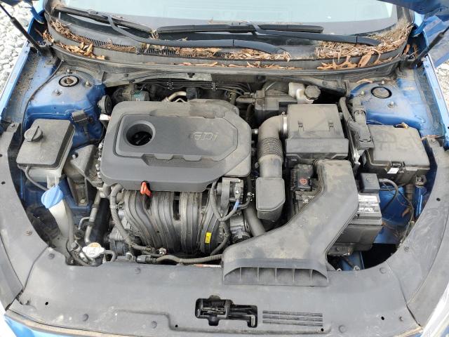 5NPE24AF0JH624539 - 2018 HYUNDAI SONATA SE BLUE photo 11