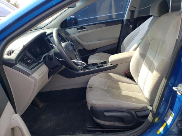 5NPE24AF0JH624539 - 2018 HYUNDAI SONATA SE BLUE photo 7