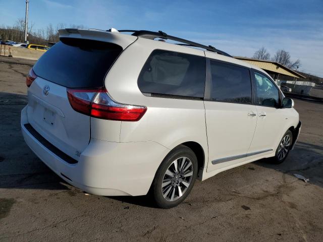 5TDDZ3DC7KS216294 - 2019 TOYOTA SIENNA XLE WHITE photo 3