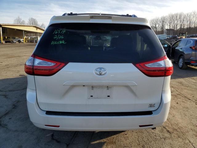 5TDDZ3DC7KS216294 - 2019 TOYOTA SIENNA XLE WHITE photo 6