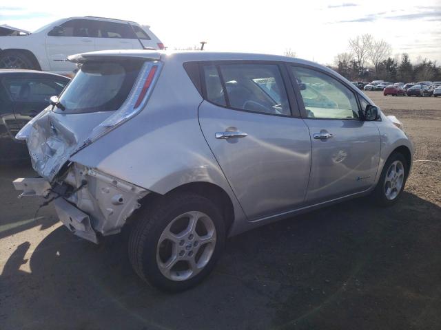 JN1AZ0CP2CT017701 - 2012 NISSAN LEAF SV SILVER photo 3