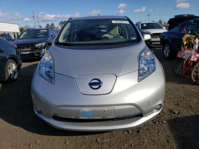 JN1AZ0CP2CT017701 - 2012 NISSAN LEAF SV SILVER photo 5