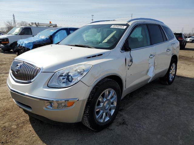 5GAKVBED2BJ268323 - 2011 BUICK ENCLAVE CXL WHITE photo 1