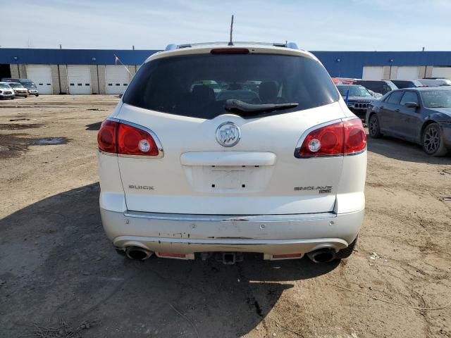 5GAKVBED2BJ268323 - 2011 BUICK ENCLAVE CXL WHITE photo 6