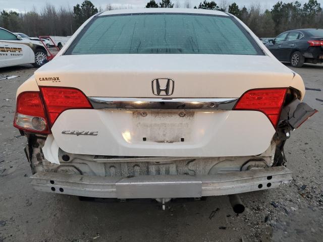 2HGFA1F51AH576114 - 2010 HONDA CIVIC LX WHITE photo 6