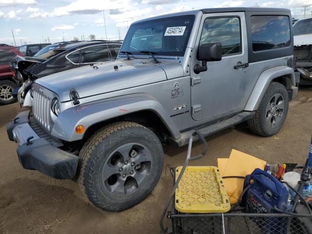 1C4AJWBG2GL122026 - 2016 JEEP WRANGLER SAHARA SILVER photo 1