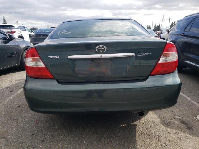 4T1BE32K23U717602 - 2003 TOYOTA CAMRY LE GREEN photo 6