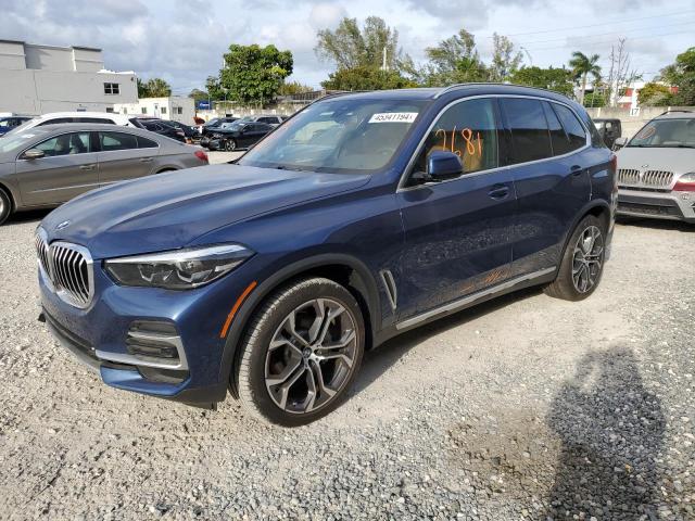 5UXCR6C08P9P76723 - 2023 BMW X5 XDRIVE40I BLUE photo 1