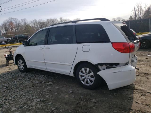 5TDZK23C09S279821 - 2009 TOYOTA SIENNA CE WHITE photo 2