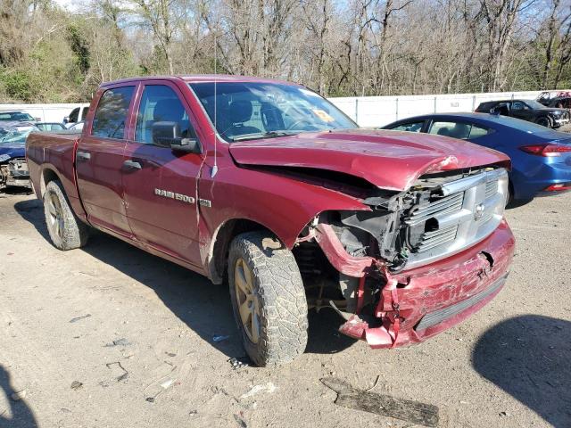 1C6RD7KT4CS133145 - 2012 DODGE RAM 1500 ST MAROON photo 4