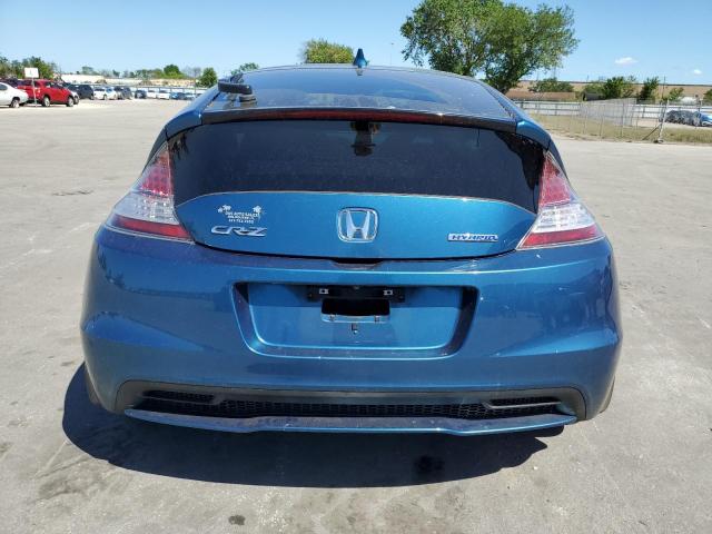 JHMZF1D40FS001069 - 2015 HONDA CR-Z BLUE photo 6