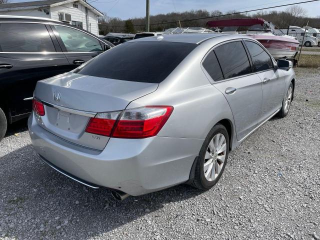 1HGCR3F86EA005269 - 2014 HONDA ACCORD EXL SILVER photo 4