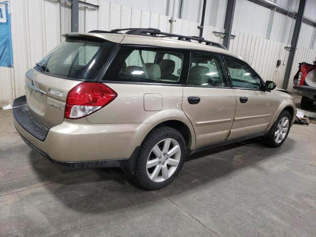 4S4BP61C297327256 - 2009 SUBARU OUTBACK 2.5I GOLD photo 3