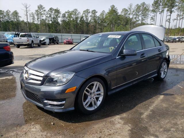 WDDGF4HB1DR274597 - 2013 MERCEDES-BENZ C 250 GRAY photo 1