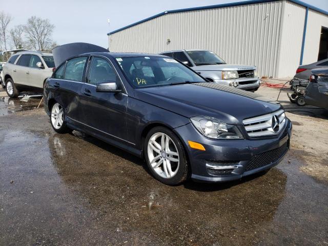 WDDGF4HB1DR274597 - 2013 MERCEDES-BENZ C 250 GRAY photo 4