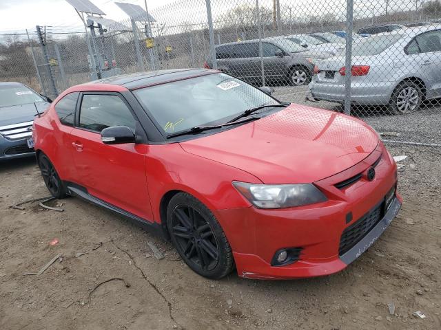 JTKJF5C77D3054689 - 2013 TOYOTA SCION TC RED photo 4