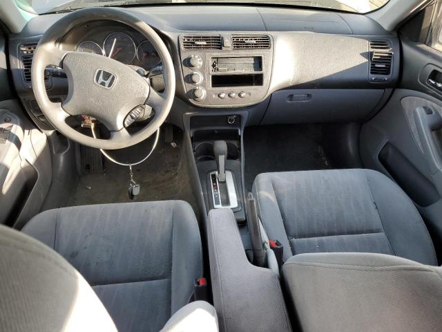 1HGES16565L019605 - 2005 HONDA CIVIC LX GRAY photo 8