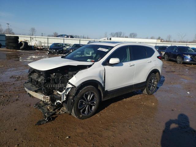 2HKRW2H82MH605402 - 2021 HONDA CR-V EXL WHITE photo 1