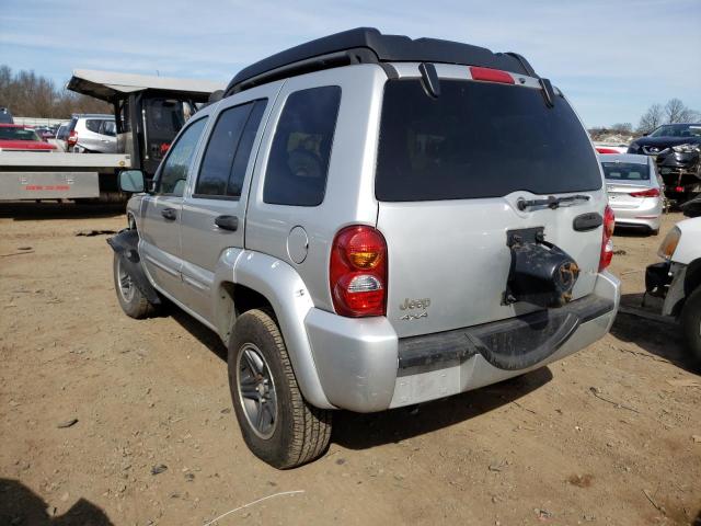 1J4GL38K33W612587 - 2003 JEEP LIBERTY RENEGADE SILVER photo 3