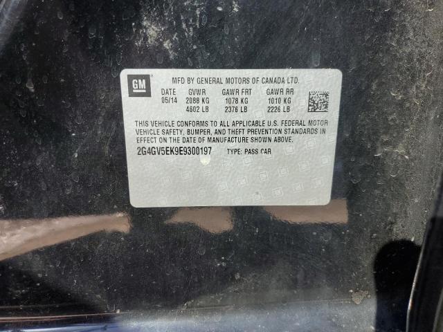 2G4GV5EK9E9300197 - 2014 BUICK REGAL 黑色 照片 13