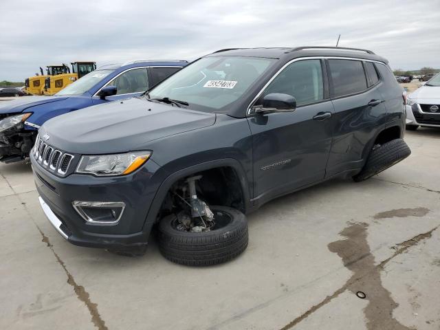 3C4NJDCB1JT329009 - 2018 JEEP COMPASS LIMITED GRAY photo 1