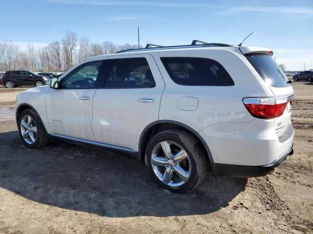 1D4SE5GT9BC614315 - 2011 DODGE DURANGO CITADEL WHITE photo 2