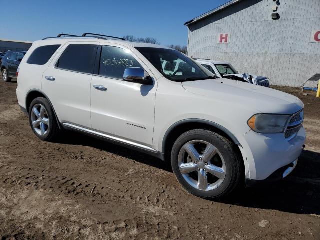 1D4SE5GT9BC614315 - 2011 DODGE DURANGO CITADEL WHITE photo 4