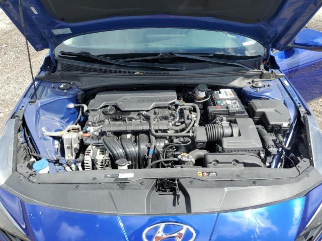 KMHLL4AG7MU213710 - 2021 HYUNDAI ELANTRA SE BLUE photo 11