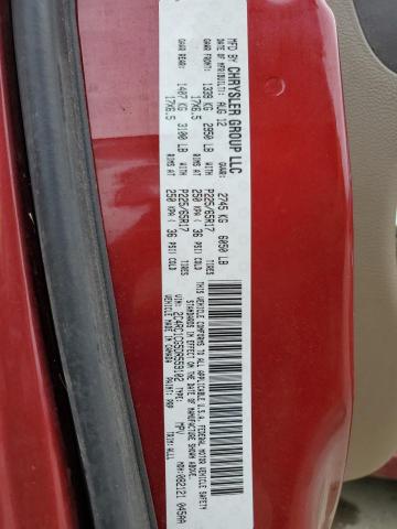 2C4RC1CG5DR559102 - 2013 CHRYSLER TOWN & COU TOURING L BURGUNDY photo 13