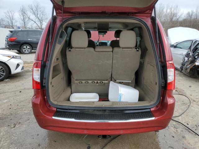 2C4RC1CG5DR559102 - 2013 CHRYSLER TOWN & COU TOURING L BURGUNDY photo 6