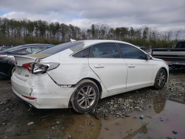 5NPE24AF9FH022049 - 2015 HYUNDAI SONATA SE WHITE photo 3