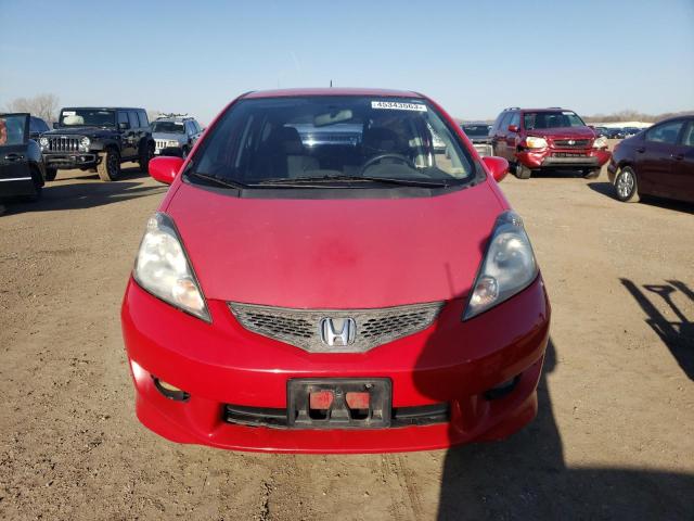 JHMGE87429S023187 - 2009 HONDA FIT SPORT RED photo 5