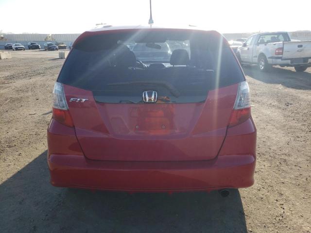 JHMGE87429S023187 - 2009 HONDA FIT SPORT RED photo 6