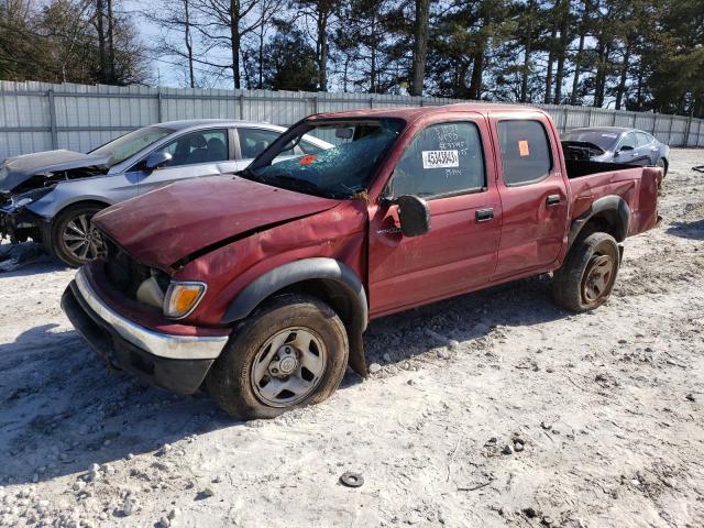 5TEGN92N93Z157155 - 2003 TOYOTA TACOMA DOUBLE CAB PRERUNNER BURGUNDY photo 1