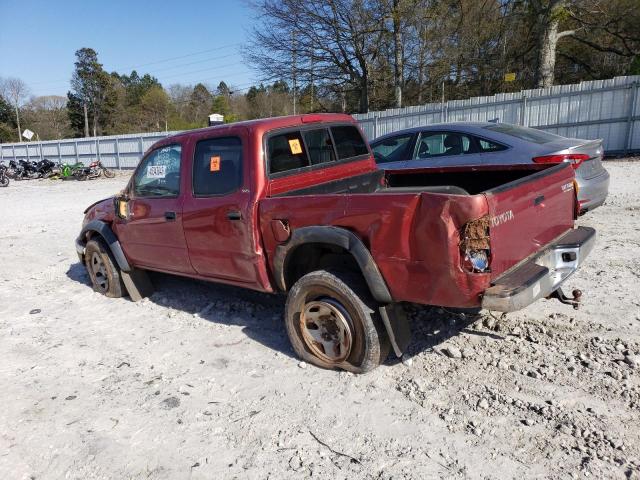 5TEGN92N93Z157155 - 2003 TOYOTA TACOMA DOUBLE CAB PRERUNNER BURGUNDY photo 2