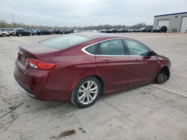 1C3CCCAB9GN137302 - 2016 CHRYSLER 200 LIMITED BURGUNDY photo 3