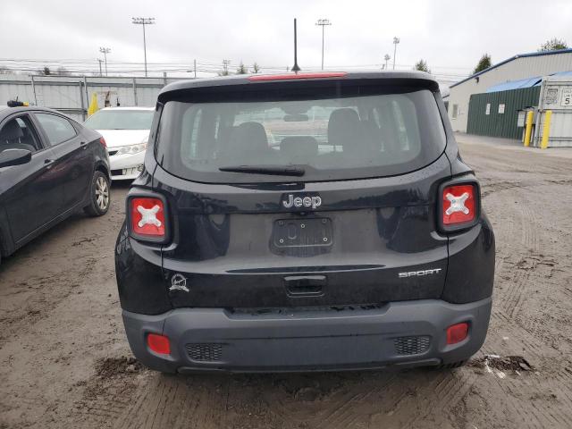 ZACNJAAB0KPK13646 - 2019 JEEP RENEGADE SPORT BLACK photo 6