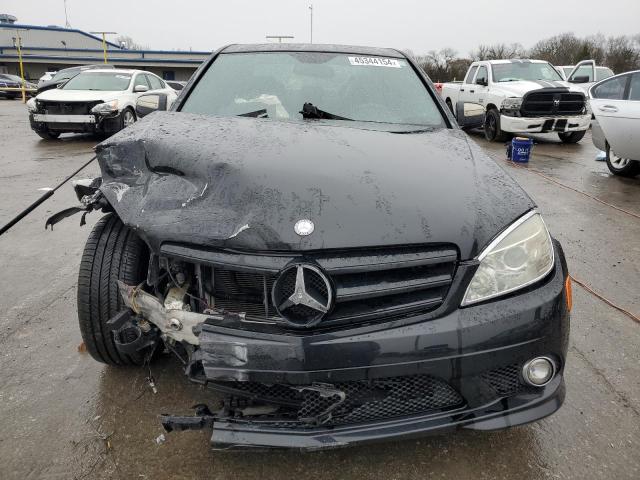 WDDGF81X09F340451 - 2009 MERCEDES-BENZ C 300 4MATIC BLACK photo 5