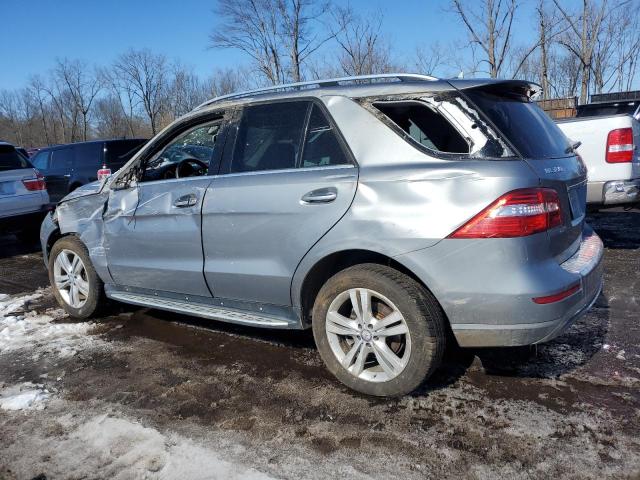 4JGDA5HB4DA186087 - 2013 MERCEDES-BENZ ML 350 4MATIC SILVER photo 2
