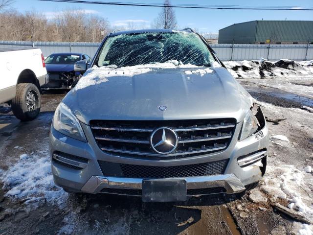 4JGDA5HB4DA186087 - 2013 MERCEDES-BENZ ML 350 4MATIC SILVER photo 5