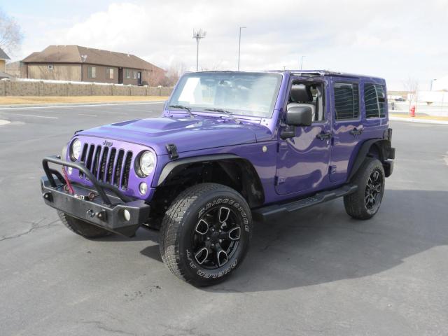 1C4BJWEG7JL851002 - 2018 JEEP WRANGLER U SAHARA PURPLE photo 2