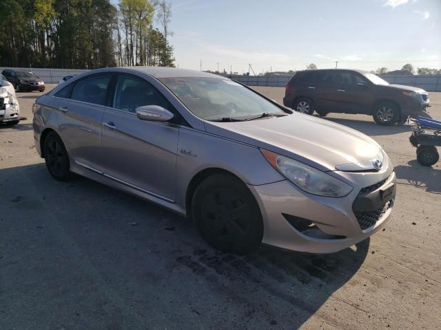 KMHEC4A49CA021090 - 2012 HYUNDAI SONATA HYBRID SILVER photo 4