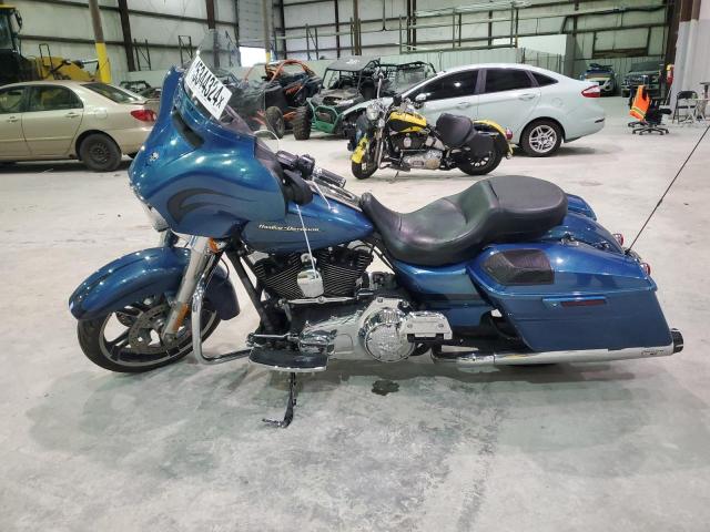 1HD1KBN12EB617097 - 2014 HARLEY-DAVIDSON FLHX STREE BLUE photo 3